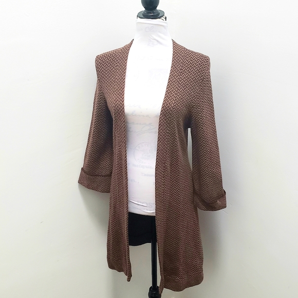 Soft Surroundings Sweaters - SOFT SURROUNDINGS Wool Blend Open Front Cardigan
